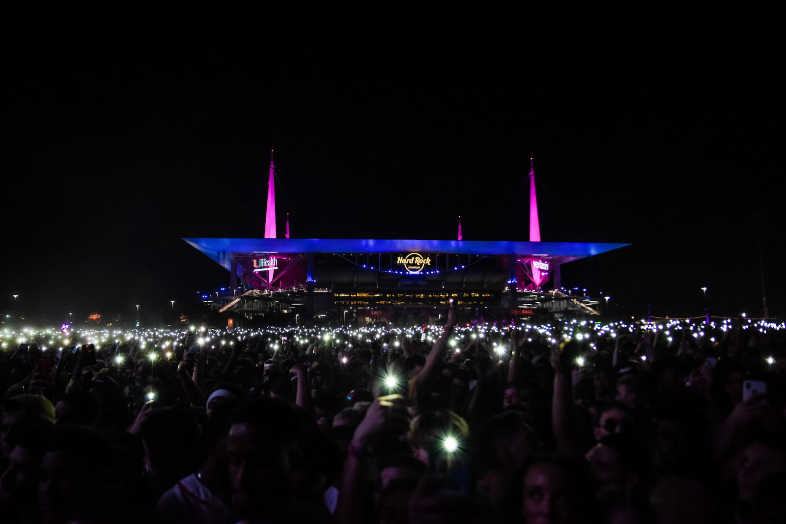 Usher and Chris Brown event